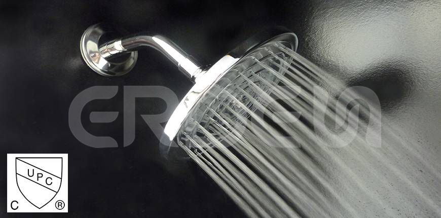 UPC CUPC Brass Single Function Rain Shower Head